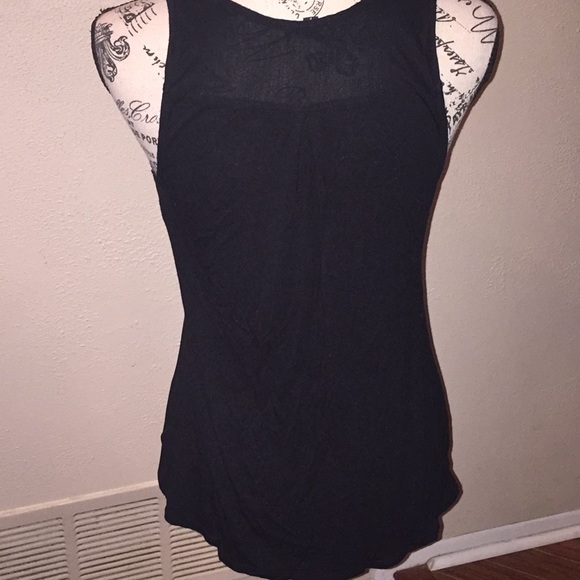 Express black sleeveless blouse size SP - Picture 3 of 3